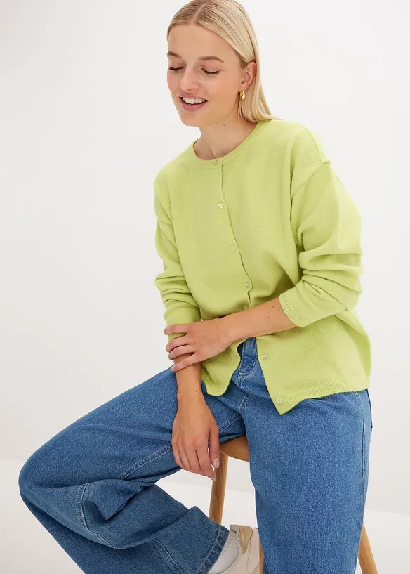 Finstrikket cardigan, bonprix