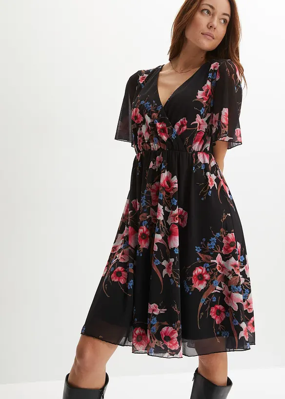 Minikjole i mesh, bonprix