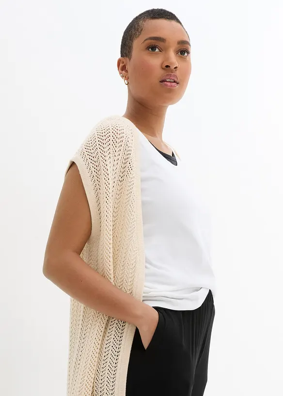 Pull on-bukse med høy midje (2-pack), bonprix