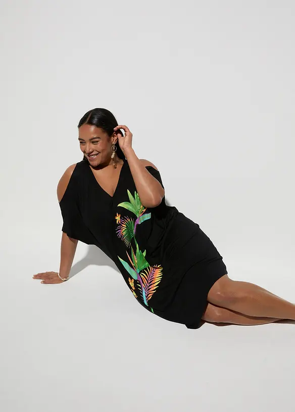 Strandkjole i lett viskose, bonprix