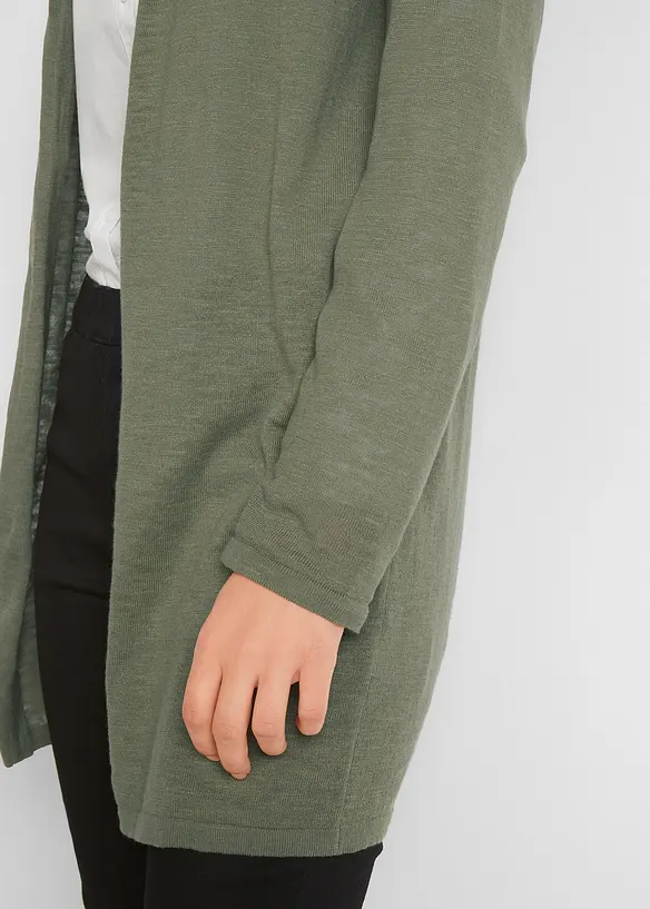 Lang, åpen cardigan, bonprix
