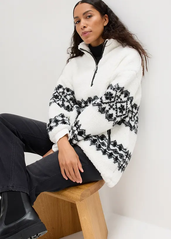 Genser i pilefleece, bonprix