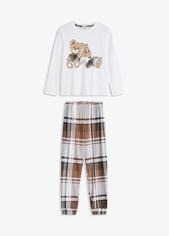Pyjamas i 100% bomull (2-delt sett), bonprix