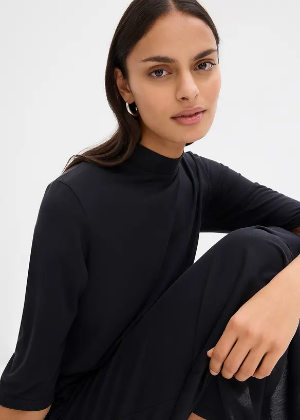 Maxikjole i myk modalmiks, bonprix