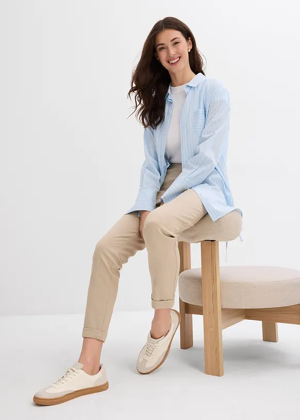 Chinos i viskosemiks, bonprix
