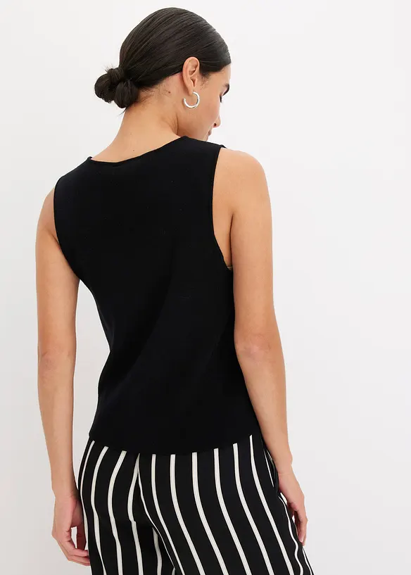 Strikkevest, bonprix