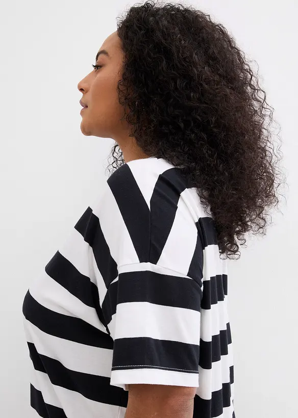 Oversized topp i ren økologisk bomull, bonprix