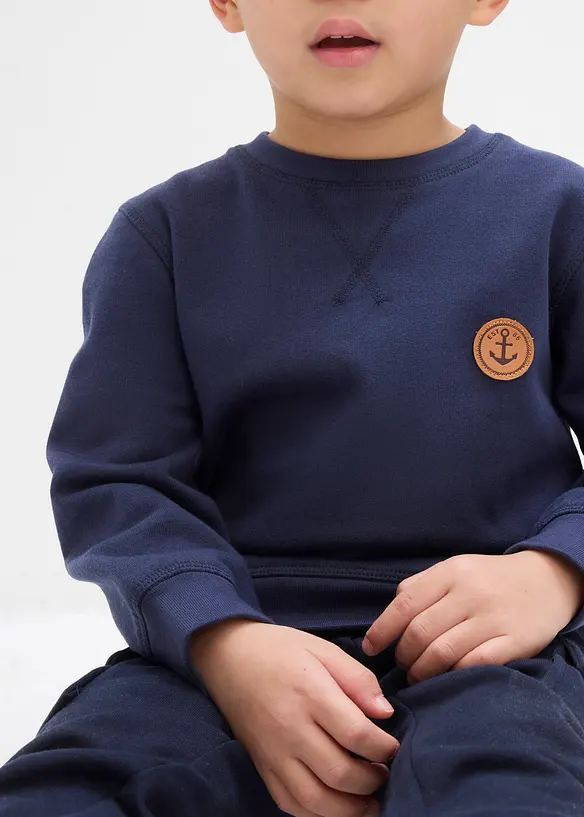 Sweatshirt i ren økologisk bomull, bonprix