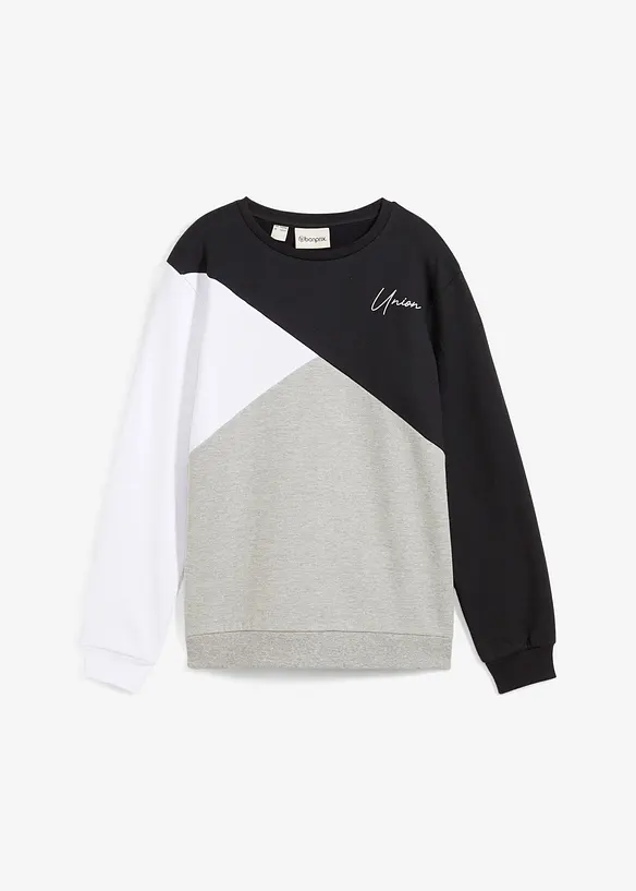 Sweatshirt med &oslash;kologisk bomull, Loose Fit, bonprix