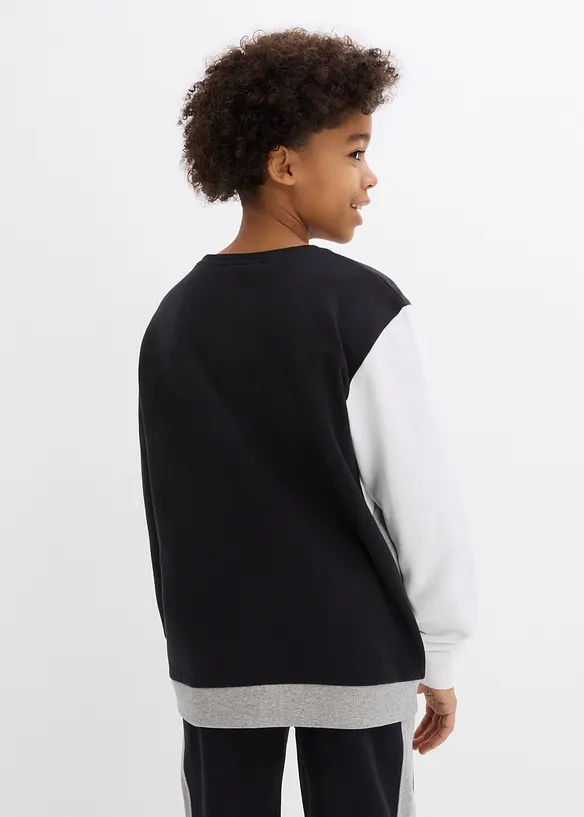Sweatshirt med &oslash;kologisk bomull, Loose Fit, bonprix