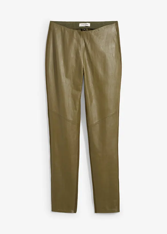 Skinnleggings i lammenappa med elastisk innfelling, bonprix