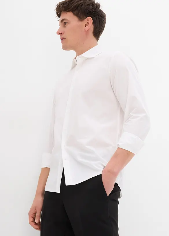 Businesskjorte i 100% bomull, Regular Fit, bonprix