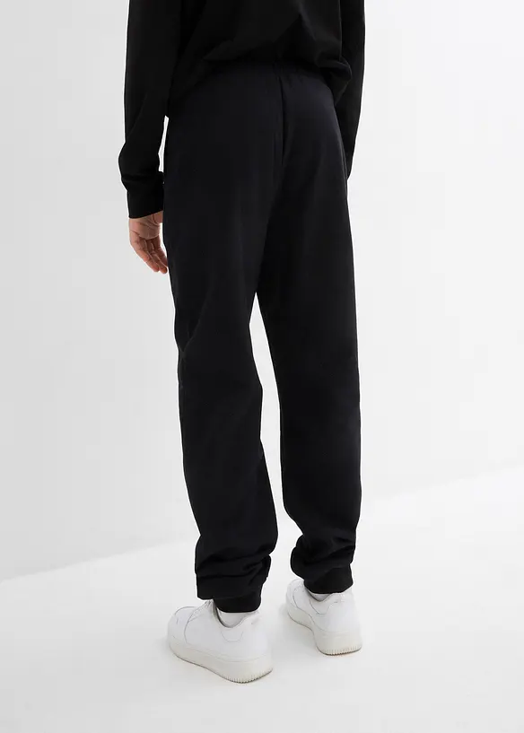 Joggebukse i myk bomullsmiks, bonprix