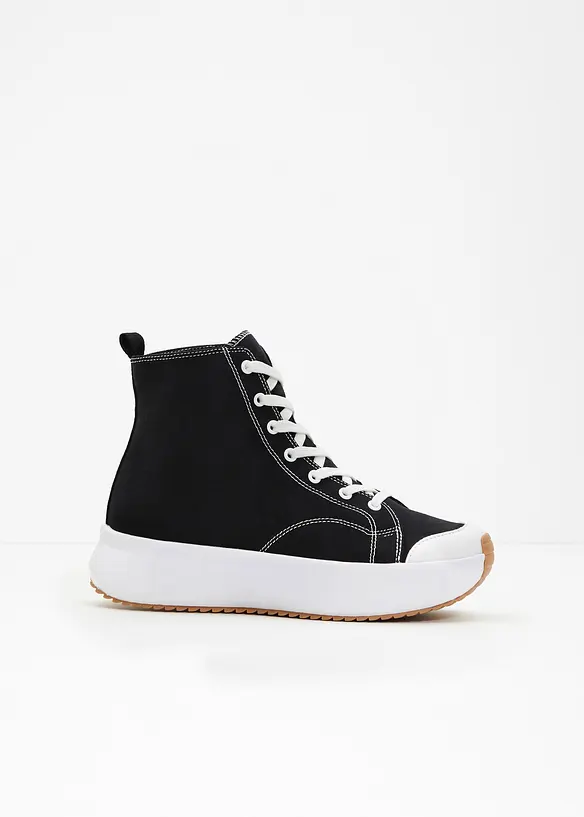 Ankelh&oslash;ye plat&aring;sneakers, bonprix