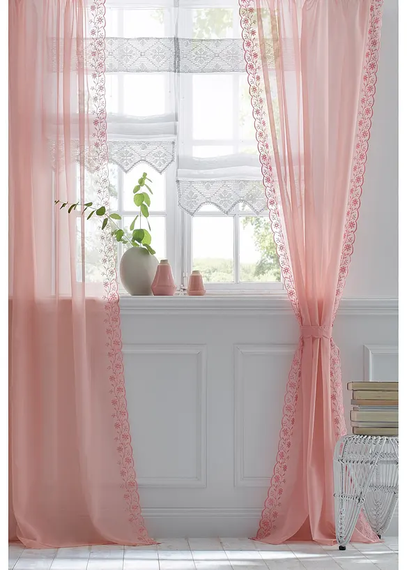 Liftgardin med heklet kant, bonprix