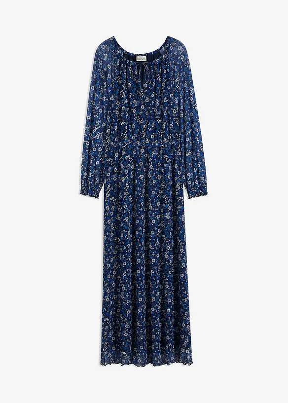 Maxikjole i mesh, bonprix