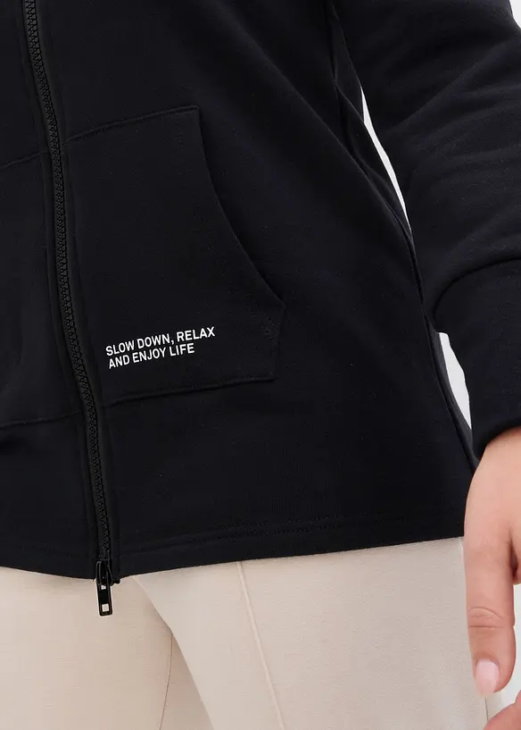 Hettejakke i myk bomullsmiks, bonprix