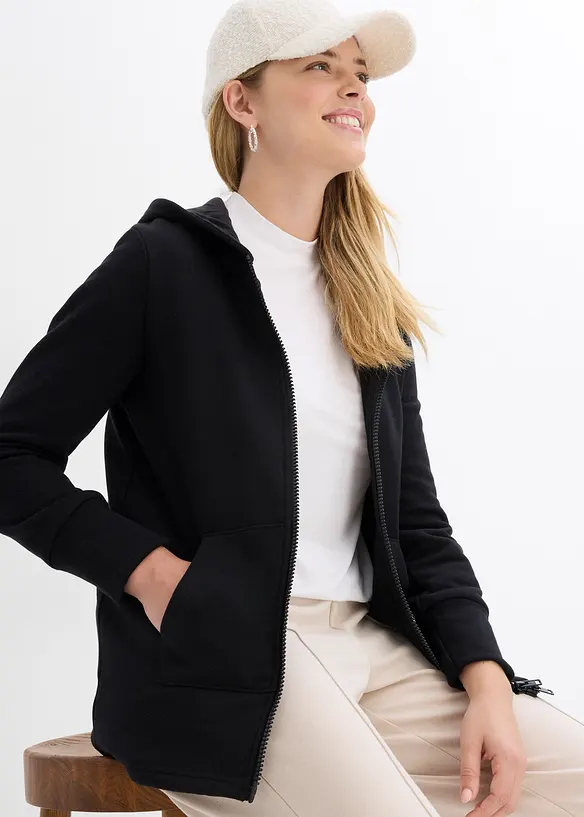 Hettejakke i myk bomullsmiks, bonprix