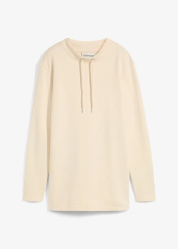 Sweatshirt med snøring, bonprix