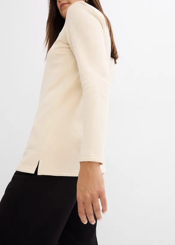 Sweatshirt med snøring, bonprix