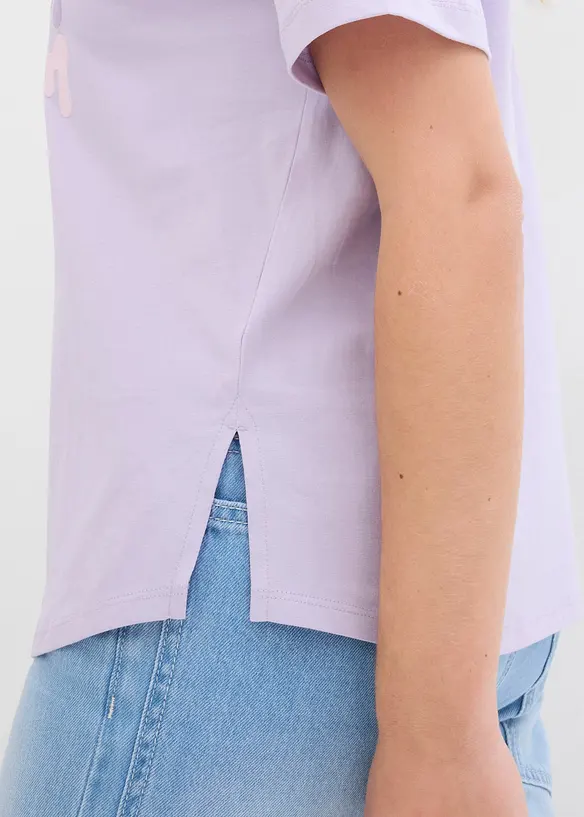 Oversized boxy topp i &oslash;kologisk bomull, bonprix