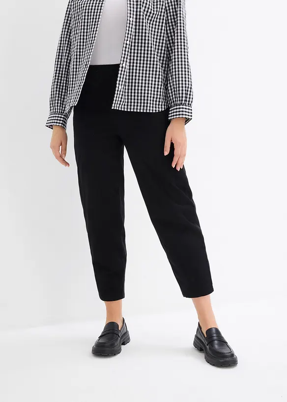 Pull on-bukse i bomullsmiks, bonprix