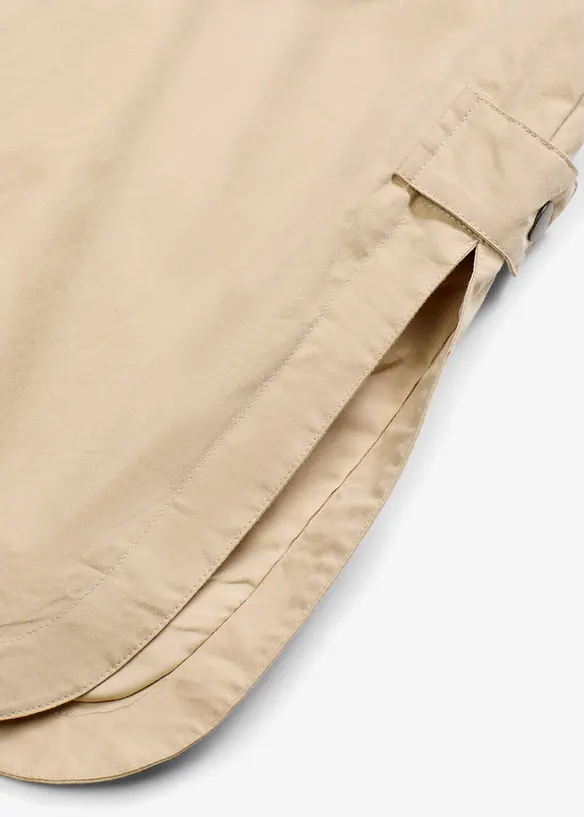 Lang parkas med hette, bonprix