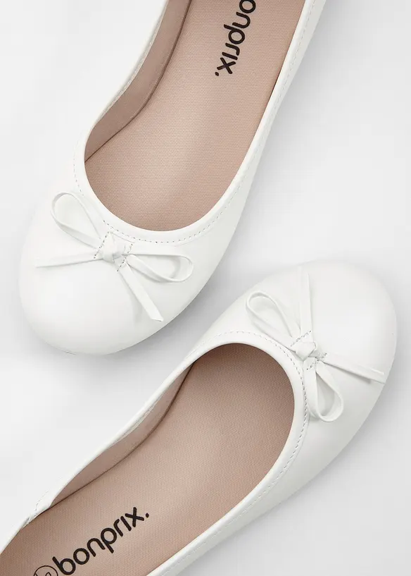 Ballerinasko med sl&oslash;yfe, bonprix