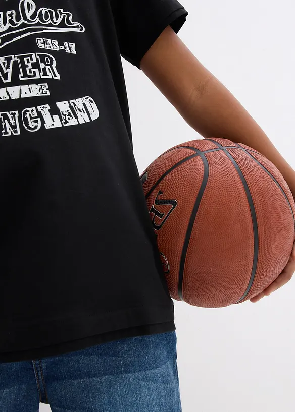 T-skjorte i økologisk bomull (2-pack), bonprix