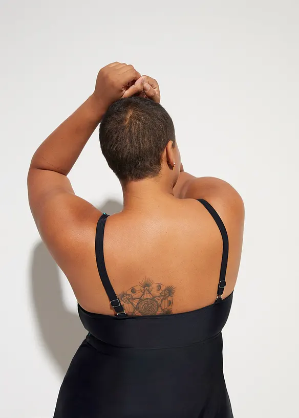 Lang tankini med badeshorts (2-delt sett), bonprix