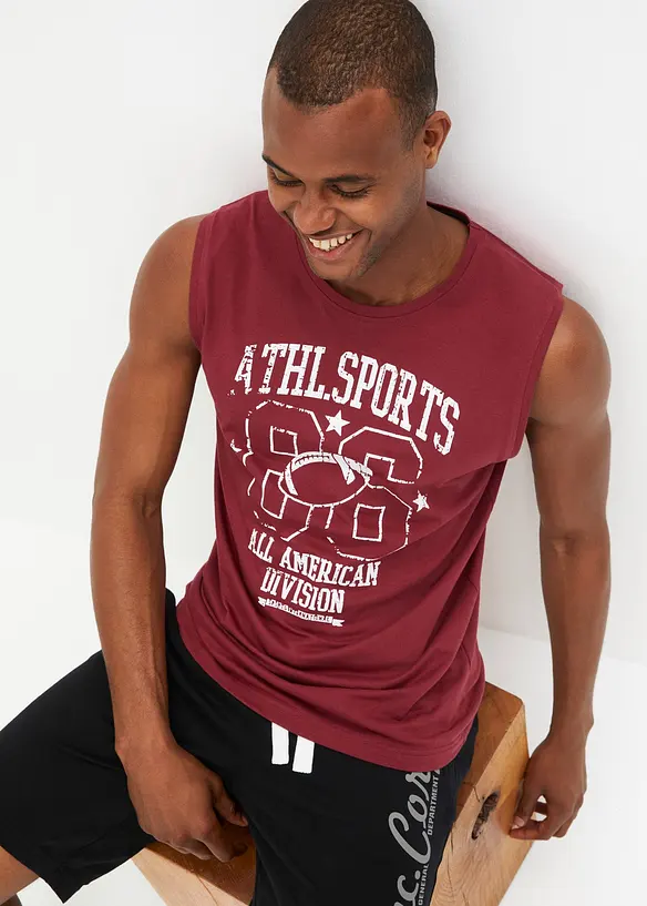 Singlet i 100% bomull (2-pack), bonprix