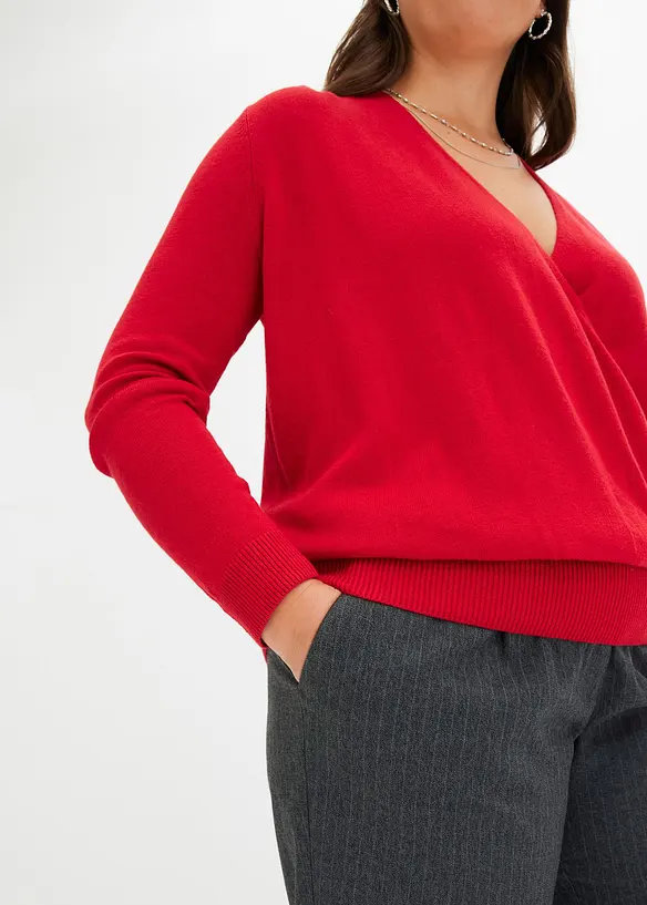 Genser i omslagsmodell, bonprix