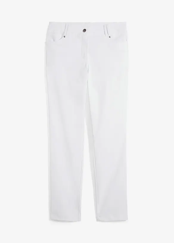 Bukse i bengalin med stretch og komfortlinning, Straight, bonprix