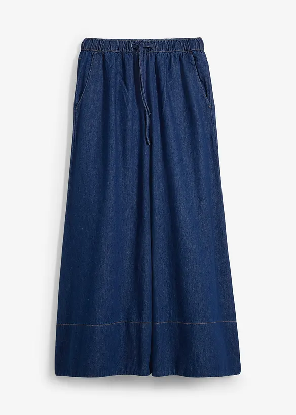 Wide Leg-jeans, Mid Waist, komfortlinning, bonprix