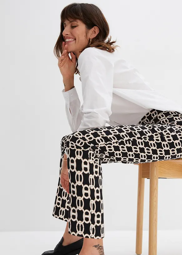 Bukse med stretch av bengalin, bonprix