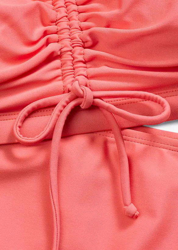 Bustier-bikini (2-delt sett) med knytebånd, bonprix