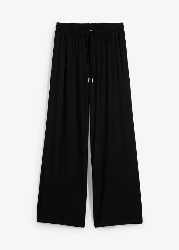 Trikotbukse i lett viskose, bonprix