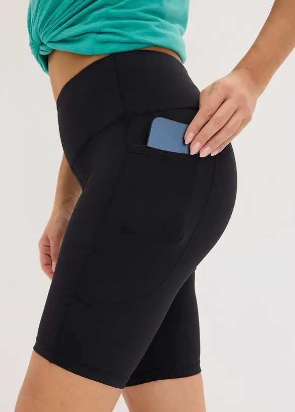 Komfort-sykkelbukse i hurtigt&oslash;rkende materiale med mobillomme, bonprix
