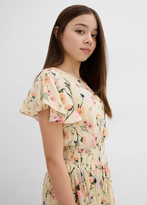 Minikjole i lett viskose, bonprix