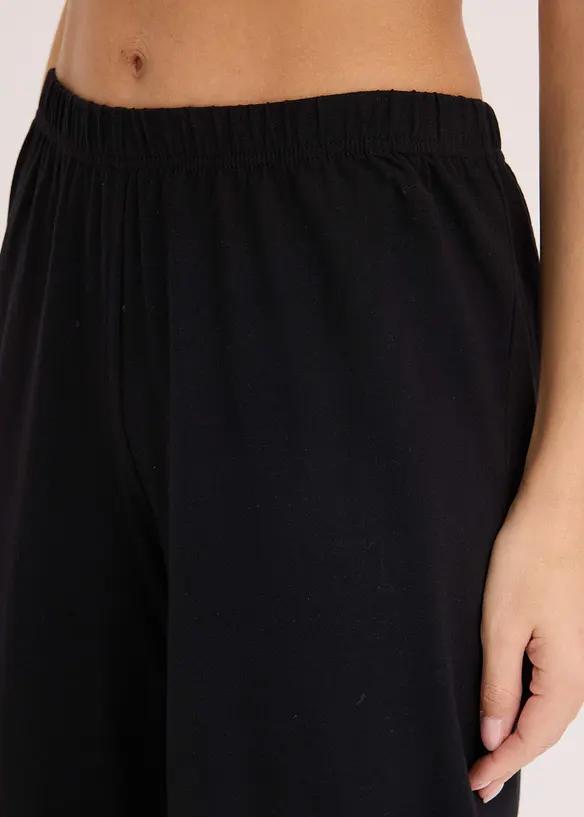 Loungewear-bukse med splitt i siden, bonprix