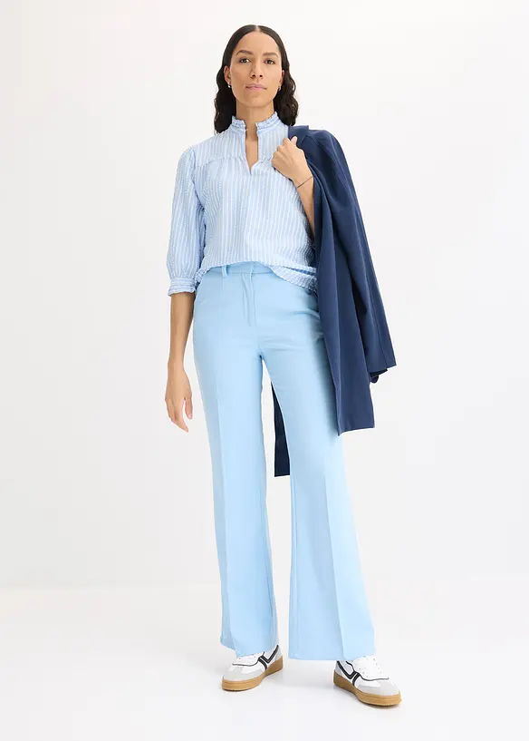 Bluse med stripemønster, bonprix