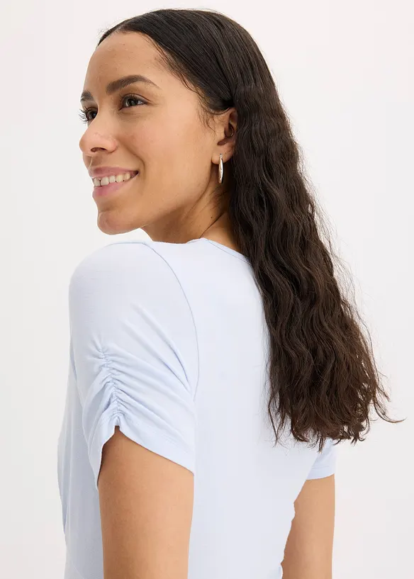 Topp med rynking, bonprix