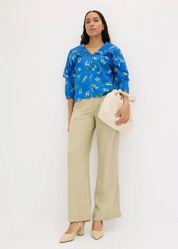 Bluse i 100% bomull, bonprix