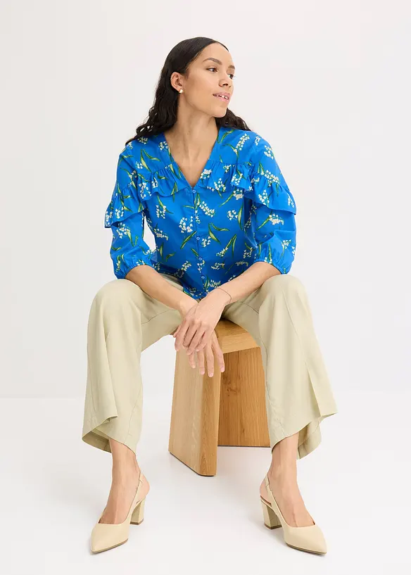 Bluse i 100% bomull, bonprix