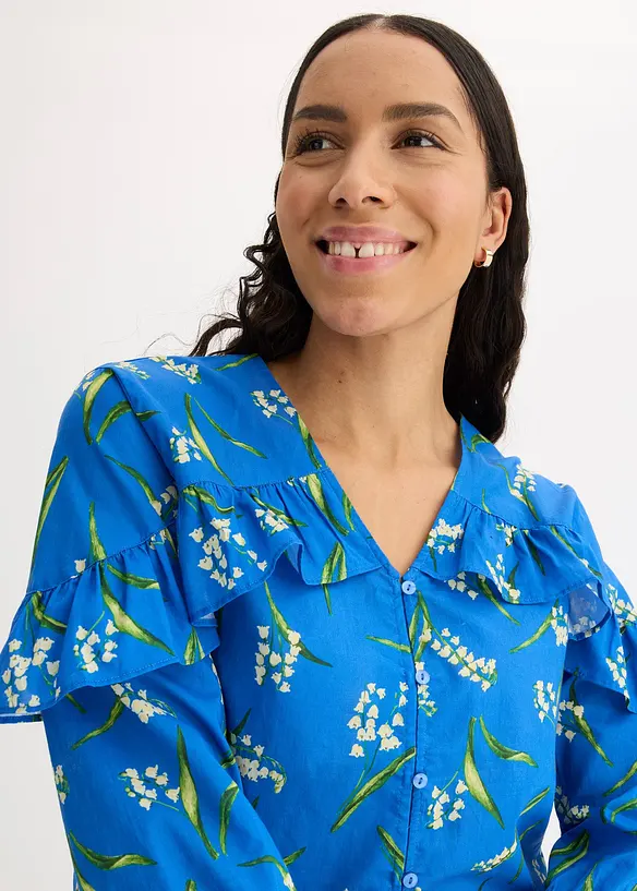 Bluse i 100% bomull, bonprix