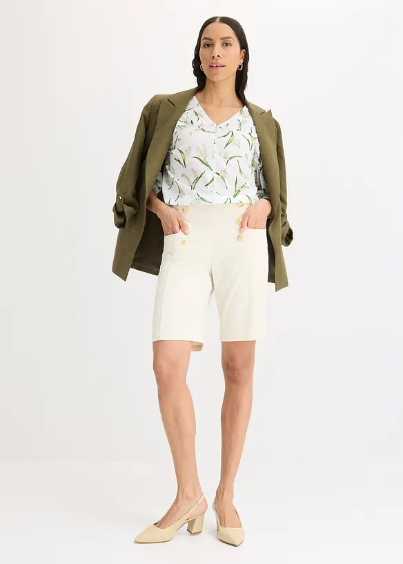 Bluse i 100% bomull, bonprix