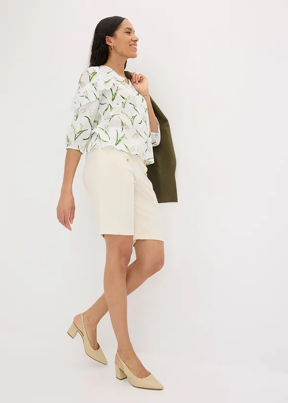 Bluse i 100% bomull, bonprix