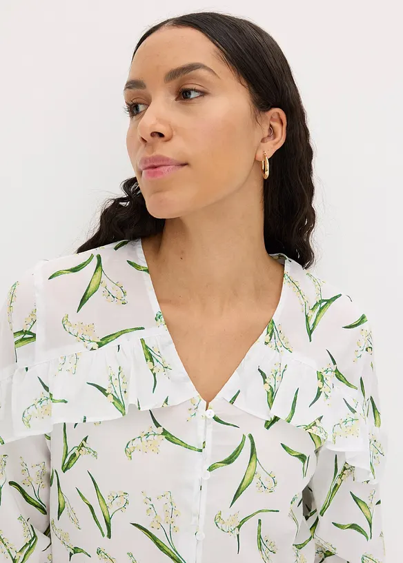 Bluse i 100% bomull, bonprix