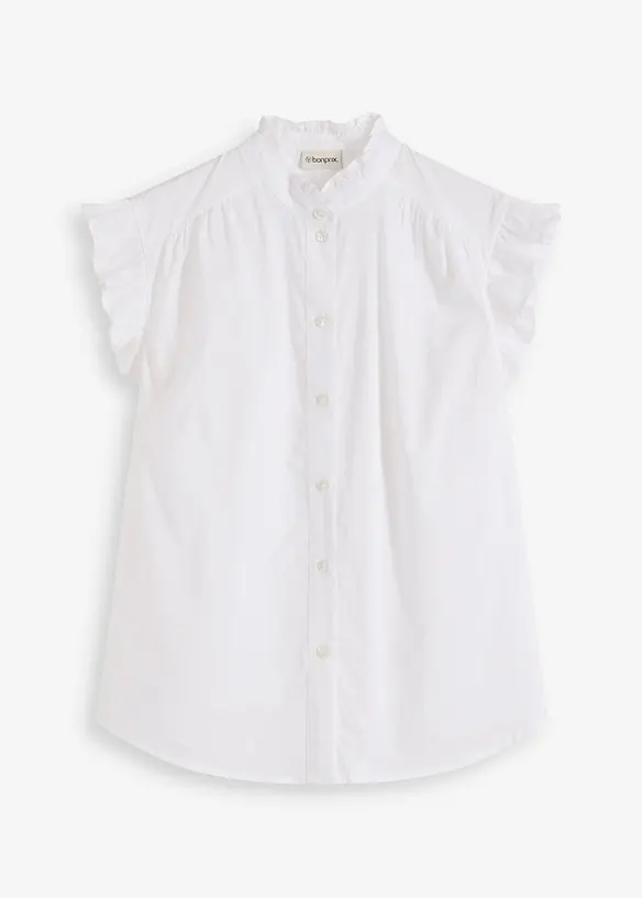 Lett, ermeløs bluse, bonprix