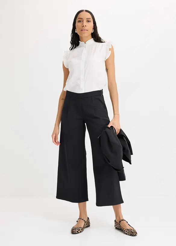 Lett, ermeløs bluse, bonprix